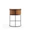 Manhattan Comfort Cosmopolitan Counter Stool in Camel and Black CS008-CL - alternate 7